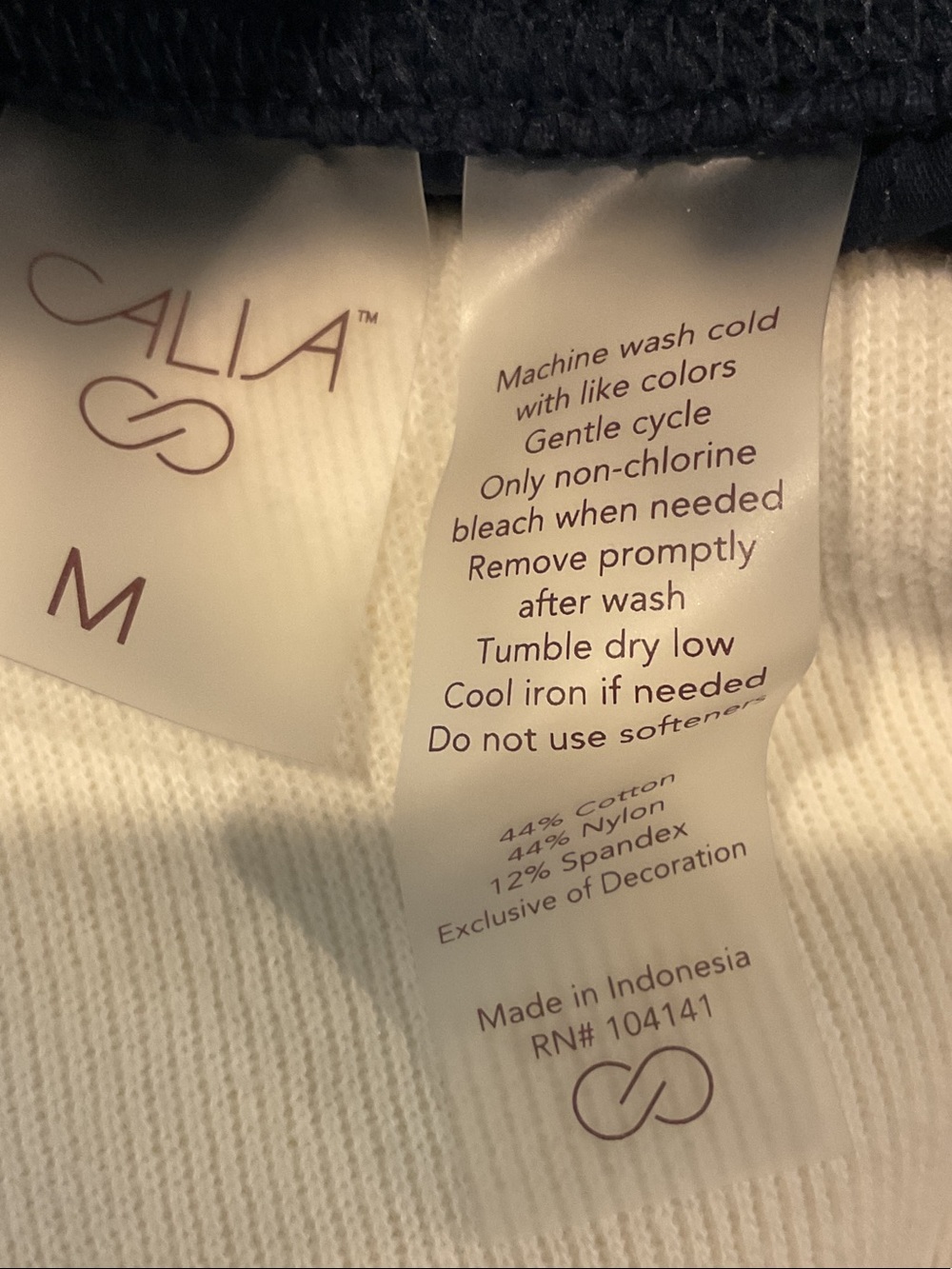 CALIA by Carrie Underwood Navy Track Pants NWOT medium stretch athletic Gorpcore - Picture 13 of 13